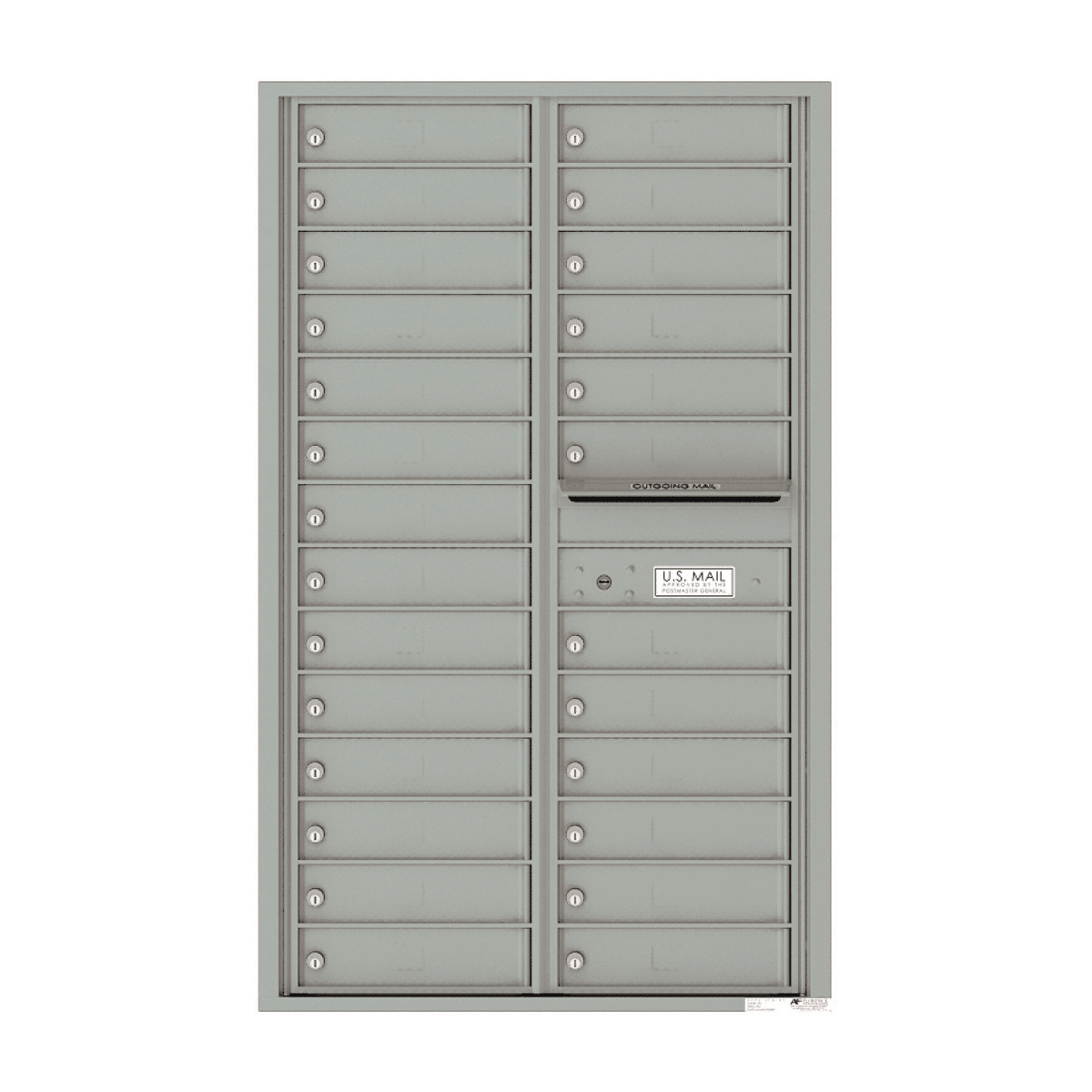 Florence Recessed 4C Horizontal Mailbox – 26 Tenant Doors – Front Loading – 14 Doors High – 206550 – Private Delivery Product Image