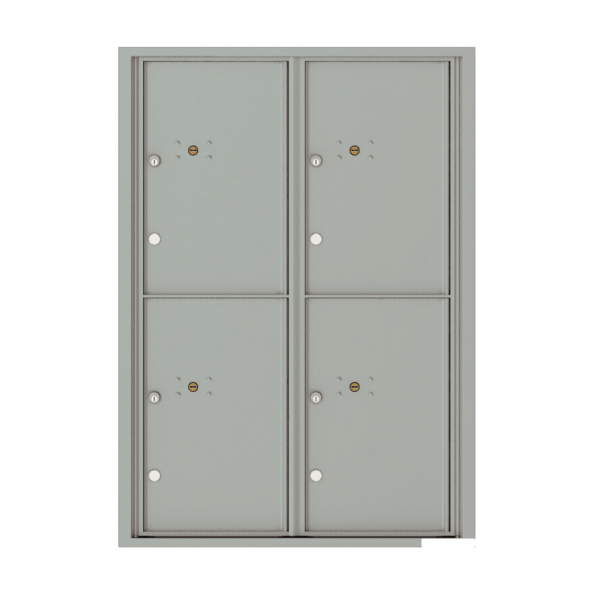 Florence Recessed 4C Horizontal Mailbox – 4 Parcel Lockers – Front Loading – 12 Doors High – 206550 – Private Delivery Product Image