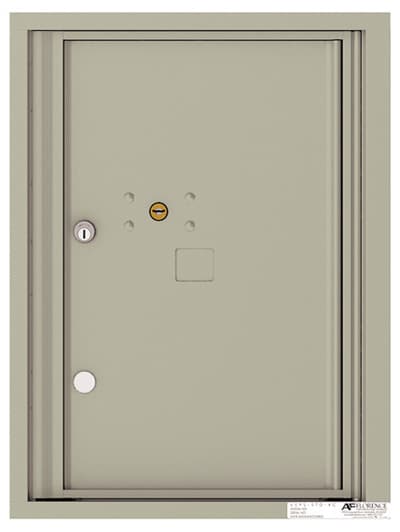 Florence Recessed 4C Horizontal Mailbox – 1 Parcel Locker – Front Loading – 6 Doors High – 206550 – Private Delivery Product Image