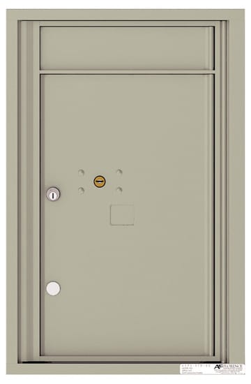 Florence Recessed 4C Horizontal Mailbox – 1 Parcel Locker – Front Loading – 7 Doors High – 206550 – Private Delivery Product Image